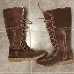 Timberland leather  tall winter boots